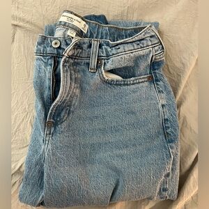 Abercrombie curve love long low rise baggy jeans